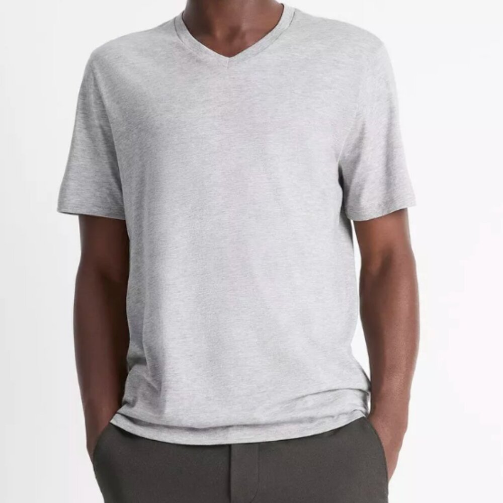 Vince Pima Cotton V-Neck T-Shirt